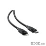 Дата кабель USB 2.0 AM to Lightning 2.0m 30W TPU black Acefast (6974316286288)