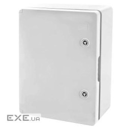 Шафа удароміцна з ABS-пластику 400х300х220 МП , IP65 (400х300х220 МП, IP65)