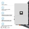 Сонячний інвертор Deye SUN-75K-SG02HP3-EU-EM6i, 75кВт