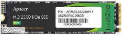 Накопичувач SSD Apacer M.2 256GB PCIe 3.0 P4X (AP256GAS2280P4X)