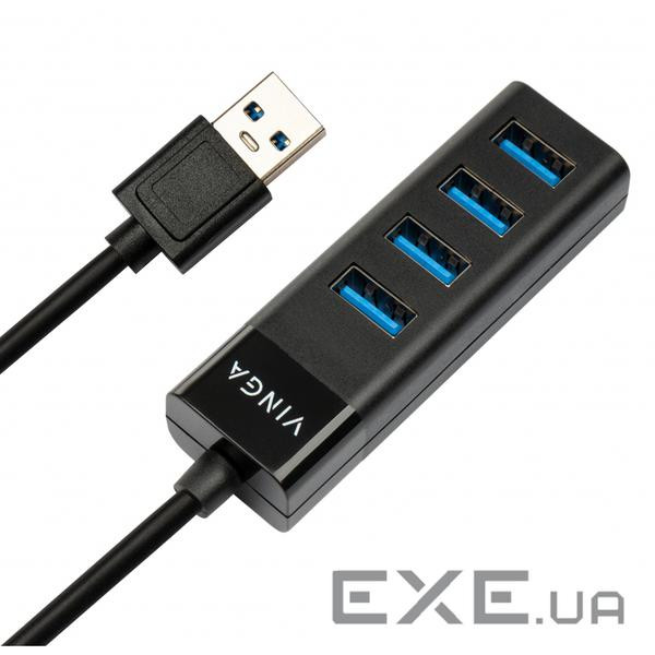 USB хаб VINGA USB3.0 to 4*USB3.0 4xUSB3.0 (VHA3A4)