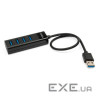 USB хаб VINGA USB3.0 to 4*USB3.0 4xUSB3.0 (VHA3A4)