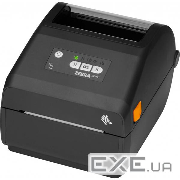 Принтер етикеток Zebra ZD421 USB, USB Host, Ethernet (ZD4A042-D0EE00EZ)