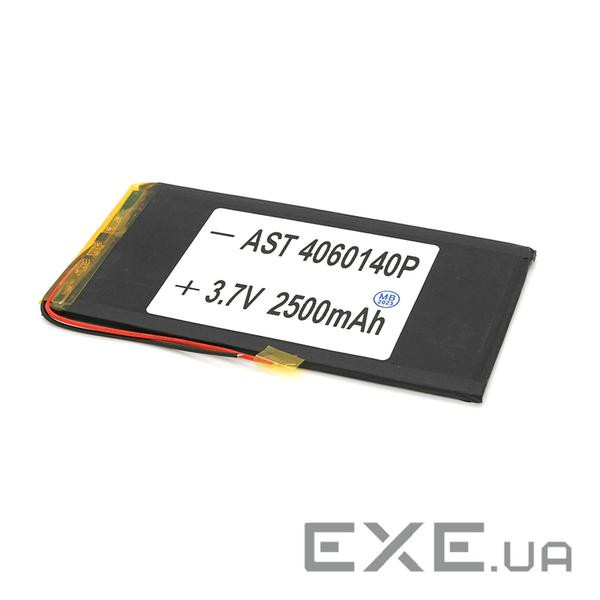Літій-полімерний акумулятор 4*60*140mm (Li-ion 3.7В 2500мА&middot,год) (0460140) ) (0460140)