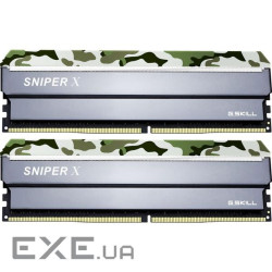 Модуль пам'яті G.SKILL Sniper X Classic Camo DDR4 3200MHz 32GB Kit 2x16GB (F4-3200C16D-32GSXFB)