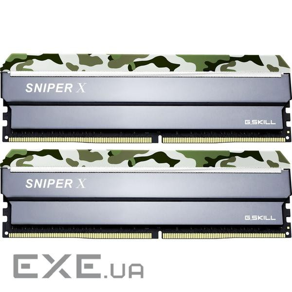 Модуль пам'яті G.SKILL Sniper X Classic Camo DDR4 3200MHz 32GB Kit 2x16GB (F4-3200C16D-32GSXFB)