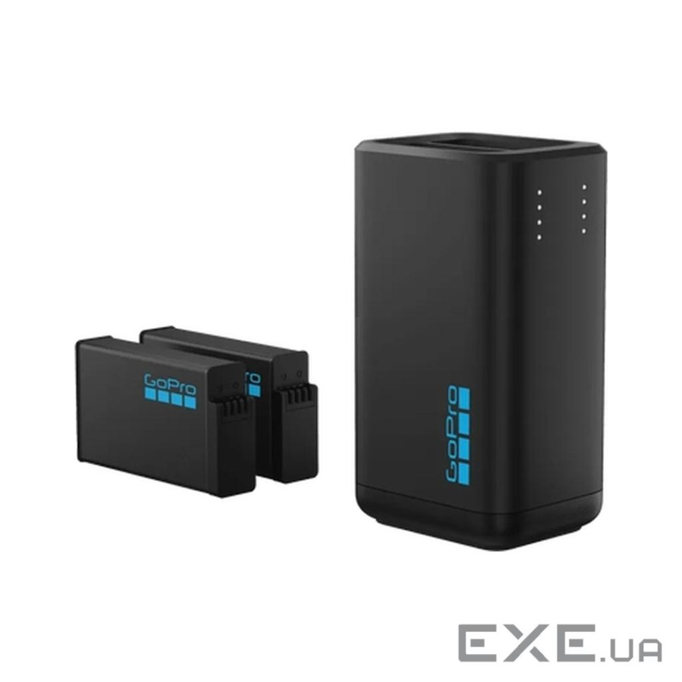 Аксесуар до екшн-камер GoPro Dual Battery Charger (MAX 2) + 2 Enduro Batteries (AMDBD-001-EU)