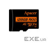 Карта пам'яті APACER microSDXC 128GB UHS-I U3 V30 A2 Class 10 + SD-adapter (AP128GMCSX10U8-R)