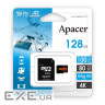 Карта пам'яті APACER microSDXC 128GB UHS-I U3 V30 A2 Class 10 + SD-adapter (AP128GMCSX10U8-R)