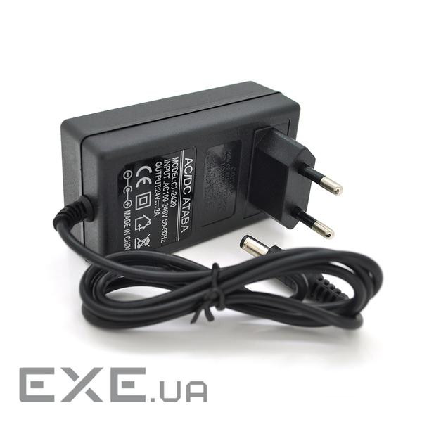 Імпульсний блок живлення YM-2420 24В 2А (48Вт) штекер 5,5 / 2,5, довжина 1,10м, Q20 (YM-2420S) , Q20 (YM-2420S)