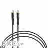 Дата кабель USB-C to USB-C 1.2m 18W black Intaleo (1283126501296)