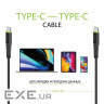 Дата кабель USB-C to USB-C 1.2m 18W black Intaleo (1283126501296)