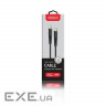 Дата кабель USB-C to USB-C 1.2m 18W black Intaleo (1283126501296)