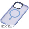 Чохол 2Е Basic для Apple iPhone 15 Pro , Soft Touch MagSafe Cover, Light Blue (2E-IPH-15PR-OCLS-LB)