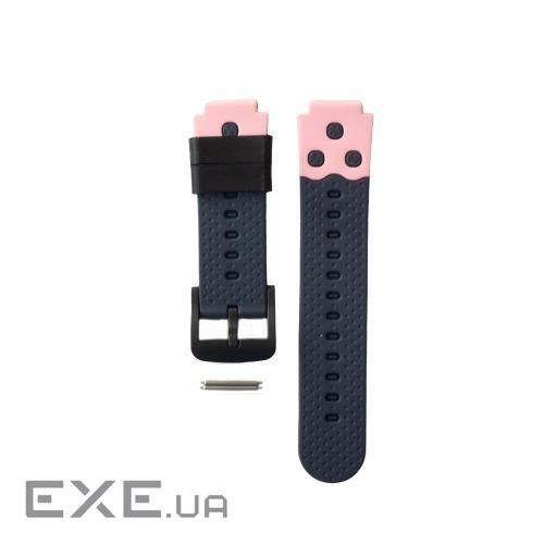 Реміне (Ремешок для детских часов 16 mm, темно-серый/розовый)
