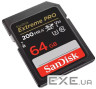 Карта пам'яті SanDisk 64GB SD class 10 UHS-I U3 V30 Extreme PRO (SDSDXXU-064G-GN4IN)