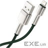 Кабель BASEUS Cafule Metal Data Cable USB for Lightning 2м Green (CALJK-B06)