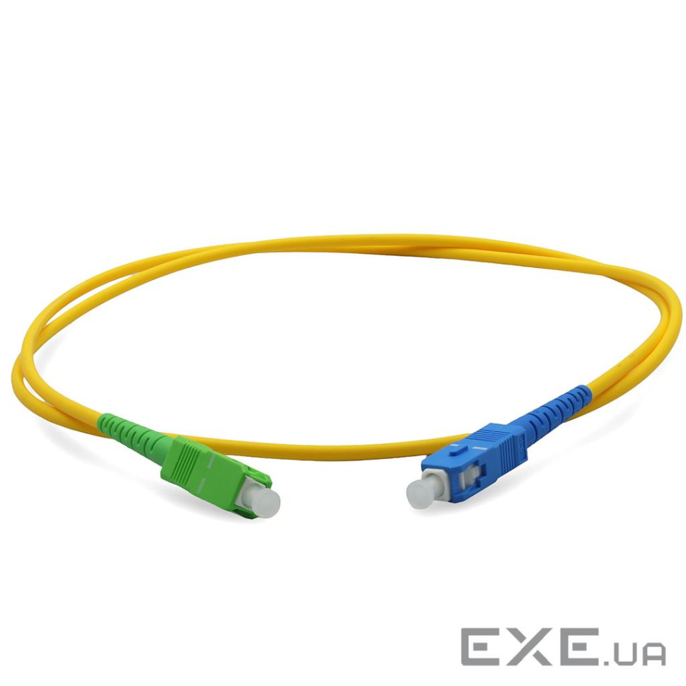 Патчкорд SC/APC-SC/UPC SM 0.5м Simplex Slim (HPC-0.5SCSC(SM)S(ON)S)