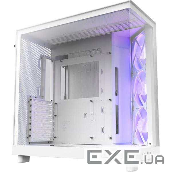 Корпус NZXT H6 Flow RGB Matte White (CC-H61FW-R1)