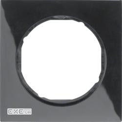 Рамка 1Х пластик/чорний, R.3 (10112245)