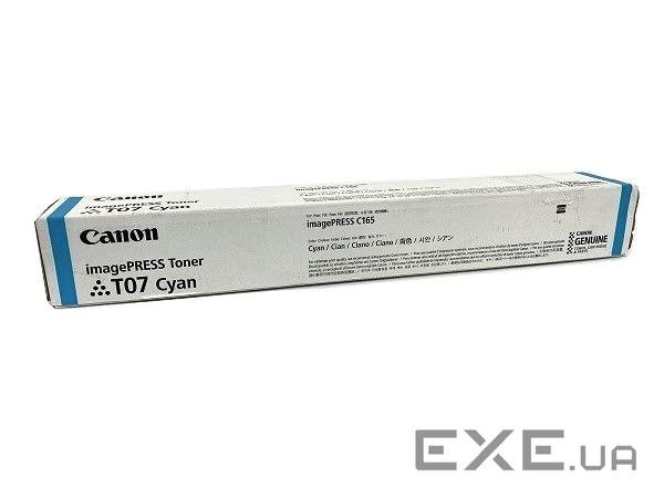 Тонер-картридж Canon T07 Toner Cyan (3642C001AA)
