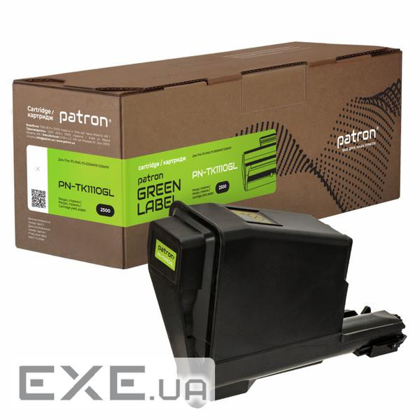Тонер-картридж Patron KYOCERA TK-1110 GREEN Label (PN-TK1110GL)