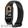 Силіконовий ремінець BeCover для Xiaomi Mi Smart Band 8 Black (709376)