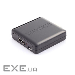 Конвертер POWERPLANT HDMI - VGA Black (CA911493)