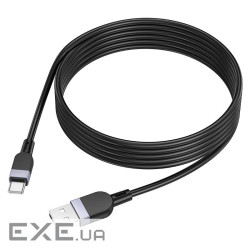 Кабель HOCO X109 Energy silicone charging data cable Type-C (L=1M) Black (6942007636247)