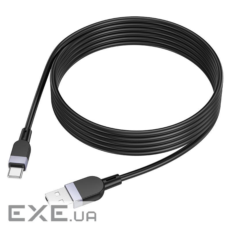 Кабель HOCO X109 Energy silicone charging data cable Type-C (L=1M) Black (6942007636247)