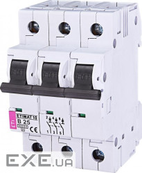 Автоматичний вимикач ETI ETIMAT 10 3p B 25А (10 kA) (2125718)