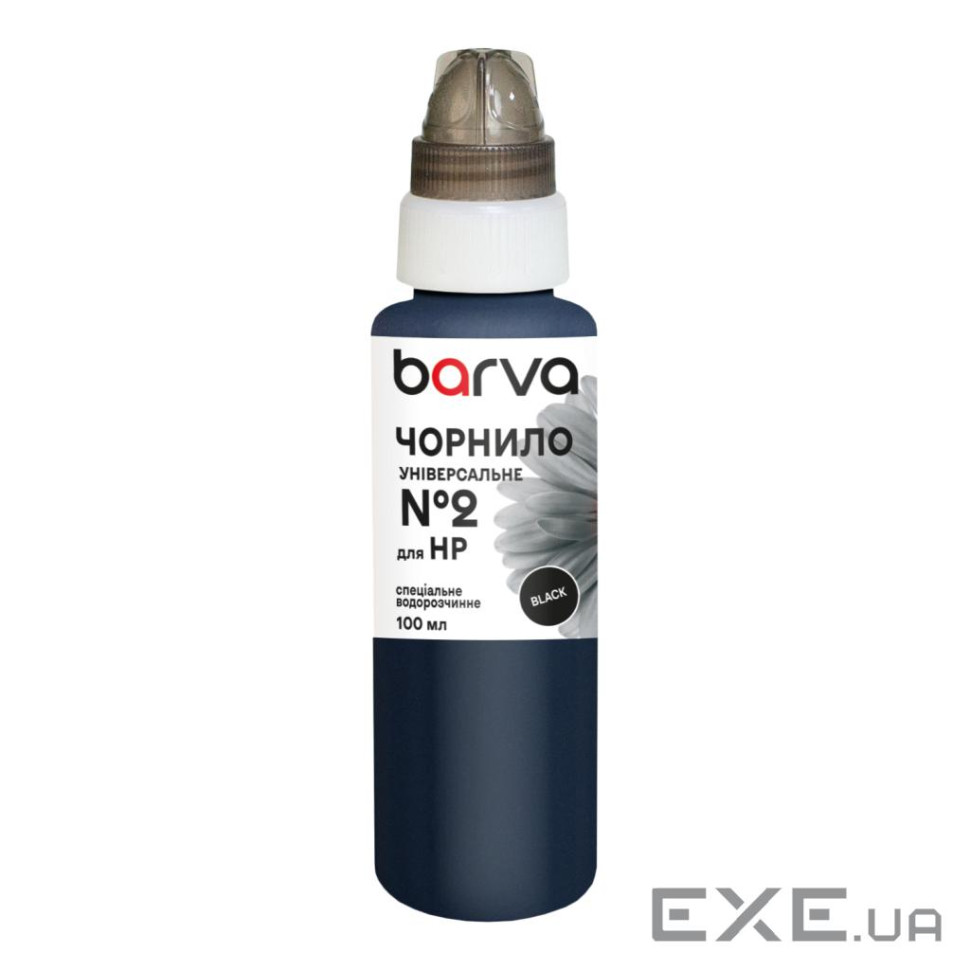 Чорнило Barva HP 2 100 мл, universal, black (HU2-360e)
