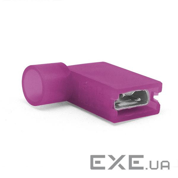 Наконечник кабельний кутовий ножовий (гніздо) повністю в ізоляції 0.8х4.75мм, січ. п (FLDNY1.25-187) (FLDNY1.25-187)