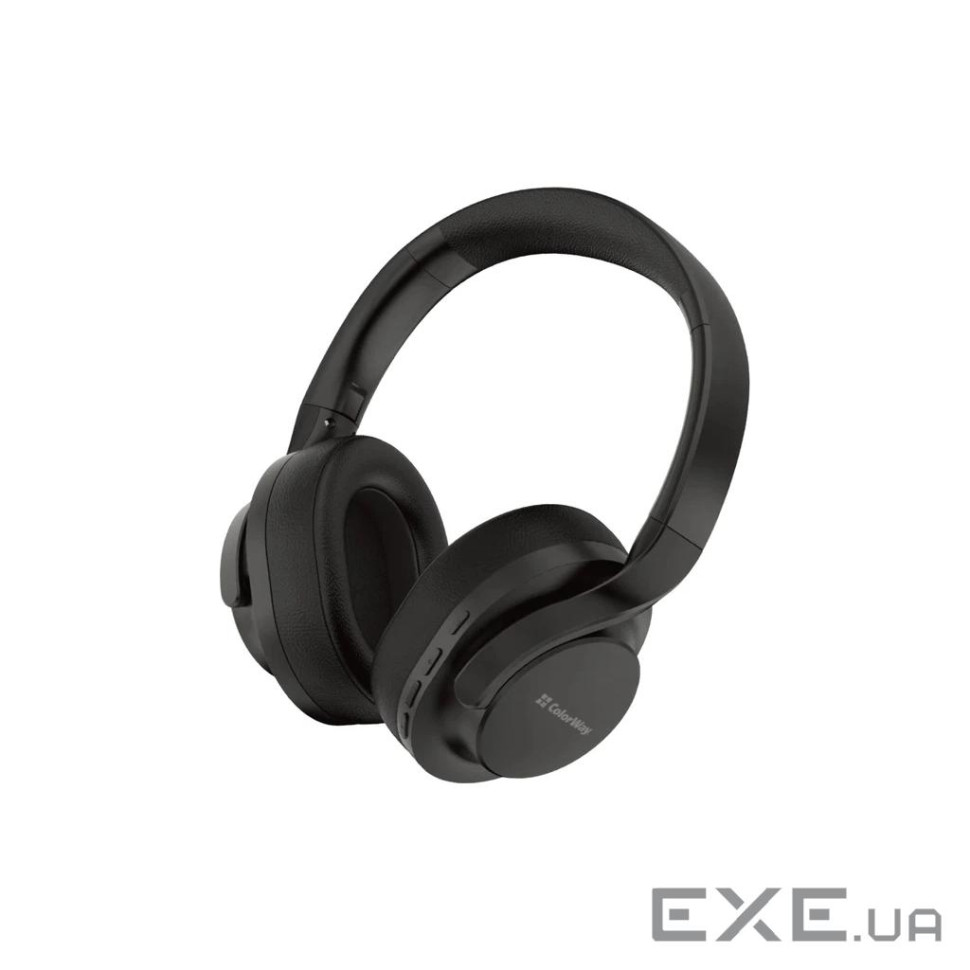 Навушники бездротові ColorWay "AERO", Black, Bluetooth 6.0 / 3.5 мм, мікрофон, динаміки (CW-HBT02BK)
