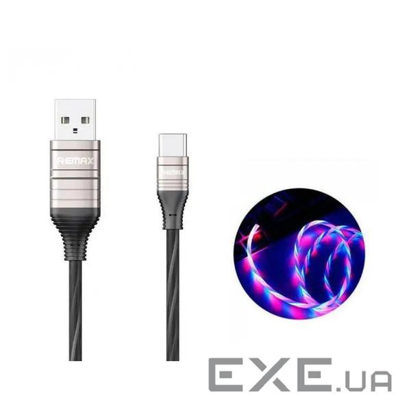 Кабель Remax RC-130a USB-USB Type-C (M/M), 1 м , Black (6954851231707)