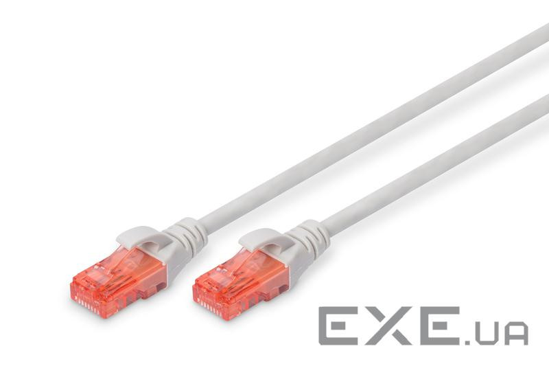 Патч-корд 3м , CAT 6 UTP, AWG 26/7, Cu, LSZH, white Digitus (DK-1617-030/WH)