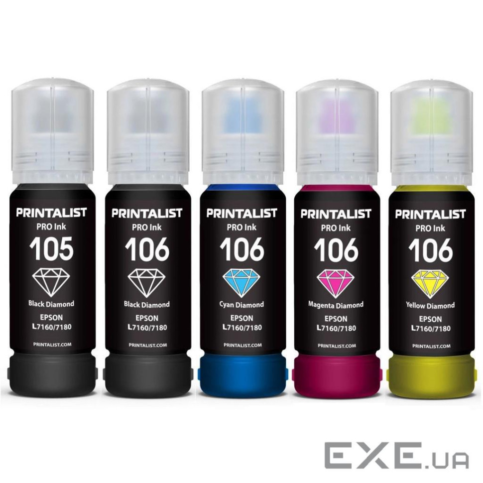 Чорнило Printalist Epson L7160/7180 5х70г BP/PB/C/M/Y (PL105SET)