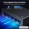 Комутатор Ugreen, 5-Port Gigabit Ethernet Switch (CM833)
