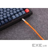 Дата кабель USB-C + USB A to USB-C 1.0m Double-Sleeved Geek orange Keychron (CAB22_ (CAB22 KEYCHRON)