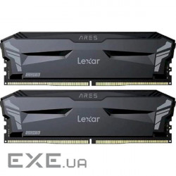 Модуль пам'яті LEXAR Ares Matt Black DDR4 3600MHz 32GB Kit 2x16GB (LD4BU016G-R3600GD0A)