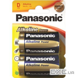 Батарейка Panasonic D LR20 Alkaline Power * 2 (LR20REB/2BP)