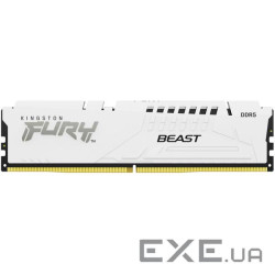 Модуль пам'яті KINGSTON FURY Beast EXPO White DDR5 5200MHz 32GB (KF552C36BWE-32)