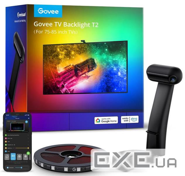 Набір адаптивного підсвічування Govee H605C Envisual TV Backlight T2 with Dual Cameras 75-85'' (H605C312)