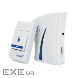 Бездротовий дверний дзвінок Luckarm 8610, приймач-передавач, 15 мелодій, світлооповіщення, дальність