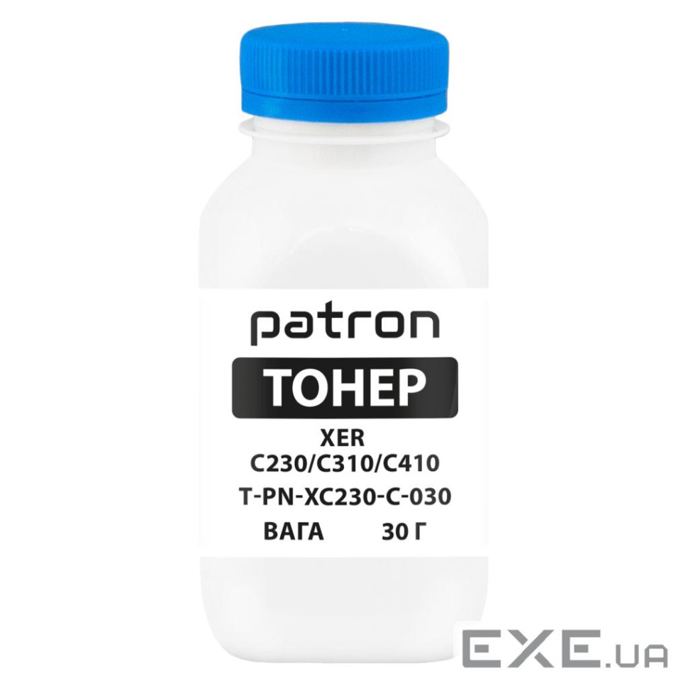 Тонер XER C230/C310/C410, 30 г, Cyan Patron (PN-XC230-C-030)