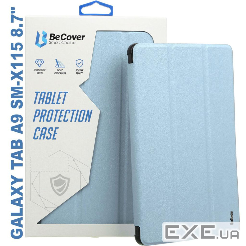 Чохол до планшета BeCover Soft Edge stylus holder Samsung Tab A9 SM-X115 8.7" Light Blue (710358)