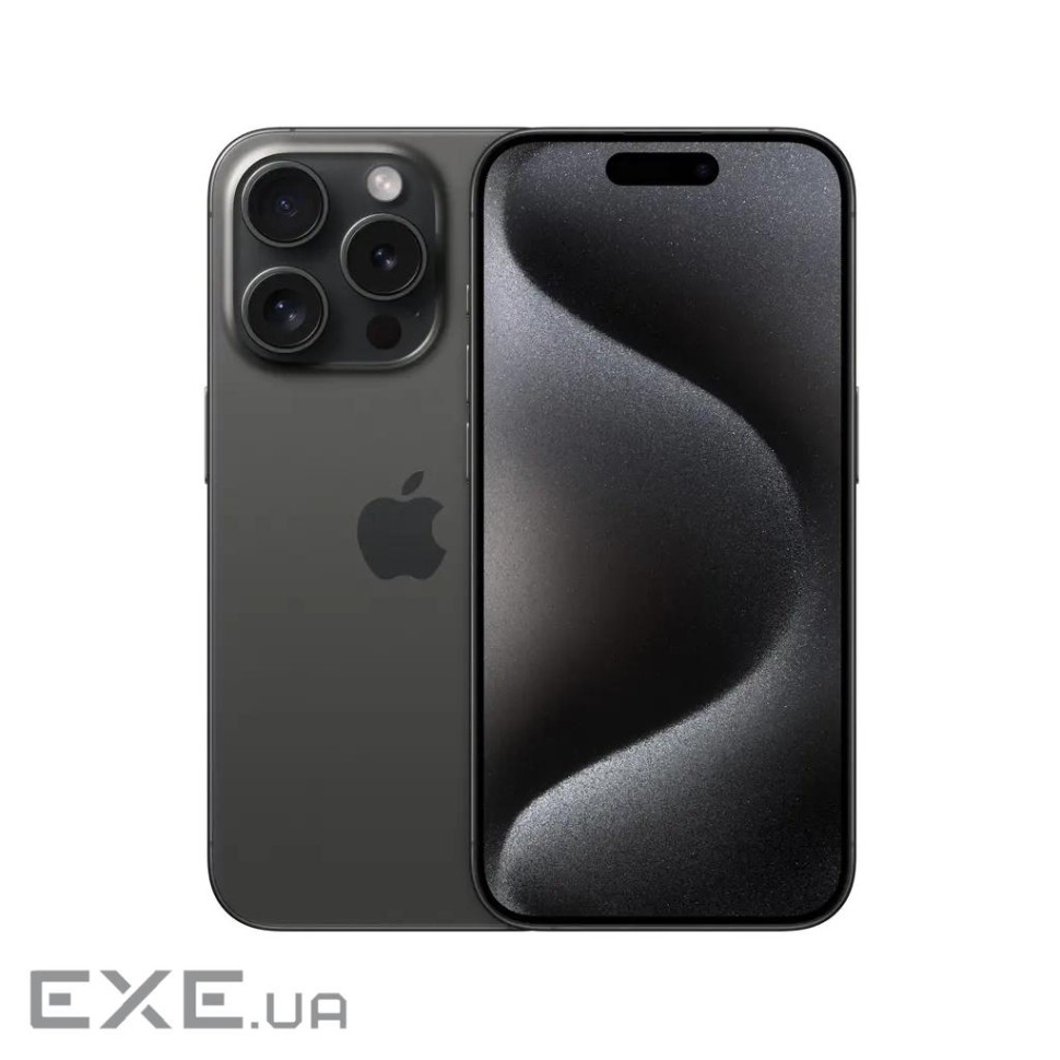 Мобільний телефон Apple iPhone 15 Pro 256Gb Black Titanium (Grade A) USED (iP15Pr25BkT_A)