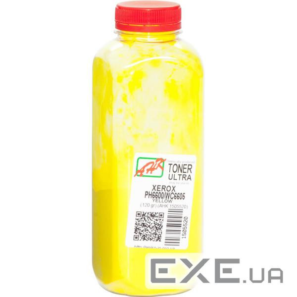 Тонер Xerox Ph6600/WC 6605 ULTRA COLOR 120г Yellow AHK (1505520)