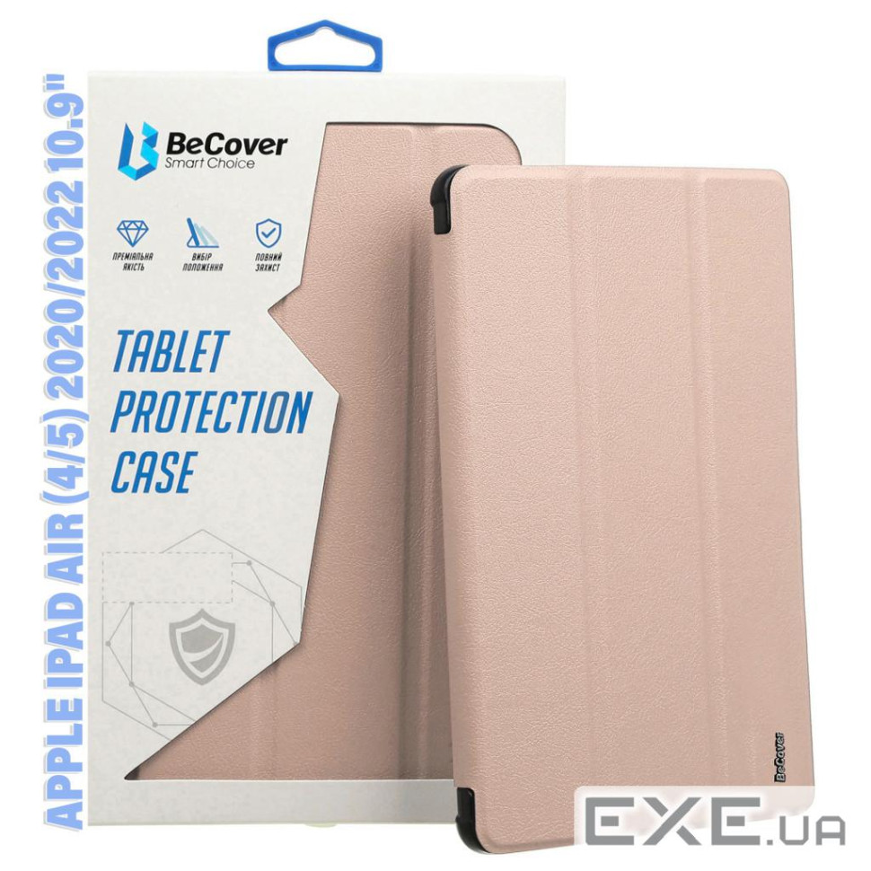 Чохол до планшета BeCover Soft Edge Apple iPad Air (4/5) 2020/2022 10.9" Pink (711125)