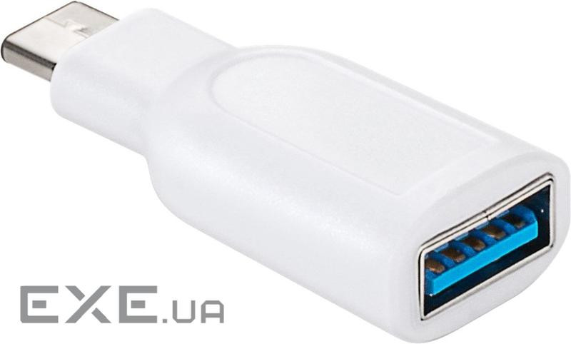 Перехідник USB-C -> 3.0 AM / F, (USB3.1) адаптер Nickel Cu, Standart, білий (75.06.6262-5)